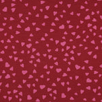 RED FRENCH TERRY DOGS AND HEARTS 06470.015
