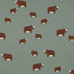 DARK MINT JERSEY MELANGE BEARS 06516.017