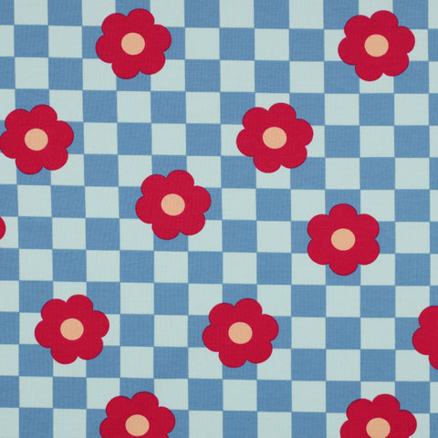 BLUE SOFT SWEAT FLOWERS 06523.005