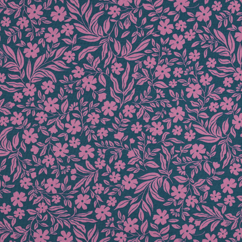 PETROL JERSEY FLOWERS 06568.004