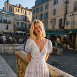 MULTICOLOUR FINE POPLIN DIGITAL PATCHWORK  06892.001