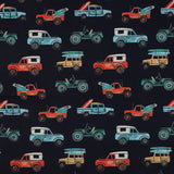 NAVY FINE POPLIN DIGITAL CARS  06924.003