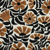 OFF WHITE CANVAS FLOWERS 07042.001