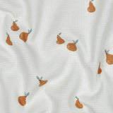 WHITE WAFFLE JERSEY PEARS  07160.008