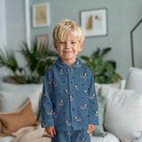 BLUE FLANNEL ZEBRAS 07240.008