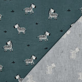 GREEN FLANNEL ZEBRAS 07240.003