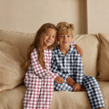 MAUVE FLANNEL CHECKS 07241.021