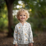 WEISSE DOPPELGAZE-STICKEREI, NEON DOT 04935.001 