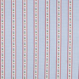 BLUE DOUBLE GAUZE DIGITAL CHECKS 07275.002