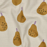 NATURAL/OCHRE DOUBLE GAUZE ORGANIC PEARS JENNIFER BOURON 08100.045