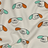 NATURAL/OCHRE FRENCH TERRY ORGANIC DOGS JENNIFER BOURON  08111.004