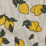 NATURAL COATED CANVAS LINEN LOOK LEMONS C6867.005