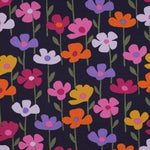 NAVY FRENCH TERRY FLOWERS 05572.003